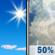 Sunday: A chance of showers and thunderstorms after 2pm. Increasing clouds and hot, with a high near 94. Calm wind becoming southwest around 6 mph in the afternoon. Chance of precipitation is 50%. New rainfall amounts of less than a tenth of an inch, except higher amounts possible in thunderstorms. Sunday: A chance of showers and thunderstorms after 2pm. Increasing clouds and hot, with a high near 94. Calm wind becoming southwest around 6 mph in the afternoon. Chance of precipitation is 50%. New rainfall amounts of less than a tenth of an inch, except higher amounts possible in thunderstorms.