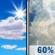 Wednesday: Showers and thunderstorms likely after 2pm.  Mostly sunny and hot, with a high near 93. Chance of precipitation is 60%.