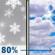 Today: Snow, mainly before 9am.  High near 33. East wind around 5 mph becoming calm  in the morning.  Chance of precipitation is 80%. Total daytime snow accumulation of less than one inch possible. 
