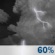 Wednesday Night: Showers and thunderstorms likely, mainly before 8pm.  Mostly cloudy, with a low around 72. Chance of precipitation is 60%.