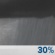 Tuesday Night: A chance of showers.  Mostly cloudy, with a low around 58. Chance of precipitation is 30%.